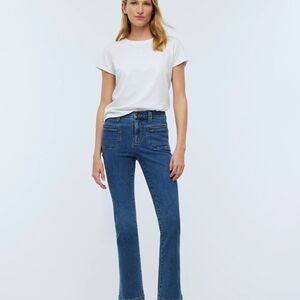 Madewell Blue Kick Out Jeans